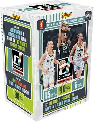 2025 Panini Donruss WNBA Basketball Blaster Trading Card Box (Blaster Exclusive Lava & Laser Parallels) in Kuwait