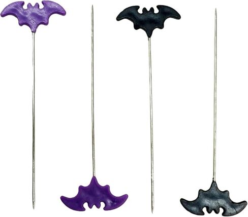 50/100pcs Halloween Bat Dressmaking Pins Sewing Embroidery Patchwork Tools Positioning Needle Fixed Button Pins, 50 Pieces in Saudi Arabia