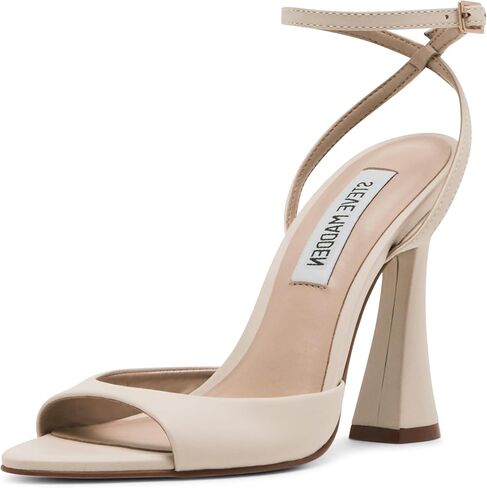 Steve Madden Women's Beki Heeled Sandal, Black, 6 in Saudi Arabia