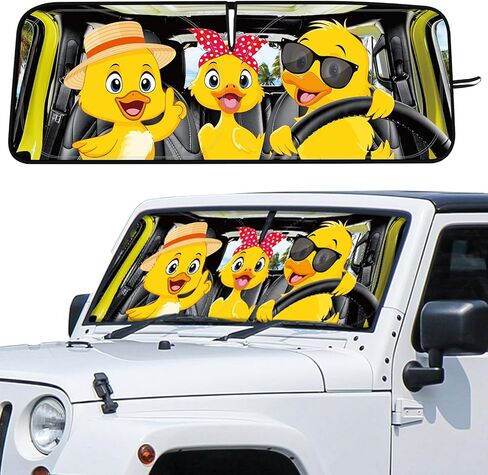 مظلة الشمس للزجاج الأمامي DaisyInner Duck متوافقة مع Jeep Jl Jlu 2018-2025 ومتوافقة مع Gladiator 2020-2025، واقي من الشمس للزجاج الأمامي قابل للطي يحجب الأشعة فوق البنفسجية، 17.7 بوصة × 56.3 بوصة in Kuwait