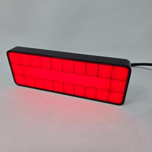 Sequential Light-Up Rectangular Trailer Hitch Receiver Cover Brake Tail Turn LED Light 4-in-1- fits 2" Hitch - Sequential Signal/Brake/Reverse/Runing Light in Saudi Arabia