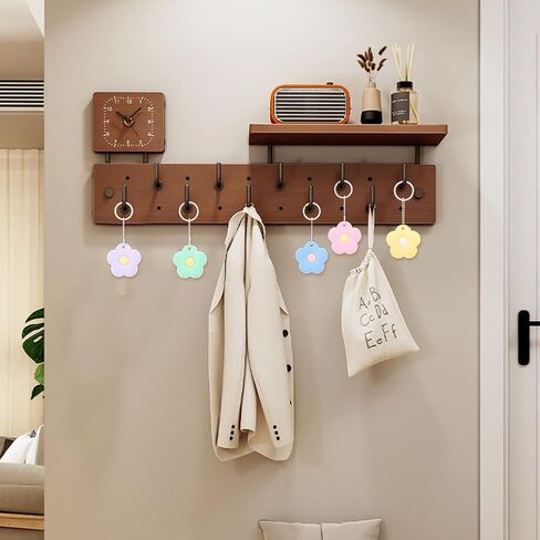 5Pcs Flower Key Covers Tags Cute Key Identifier Rings Labels Protector Soft Durable Phone Charm Home Apartment Accessories Backpacks Bags Decorations for Women Men in Kuwait
