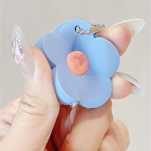 5Pcs Flower Key Covers Tags Cute Key Identifier Rings Labels Protector Soft Durable Phone Charm Home Apartment Accessories Backpacks Bags Decorations for Women Men in Kuwait
