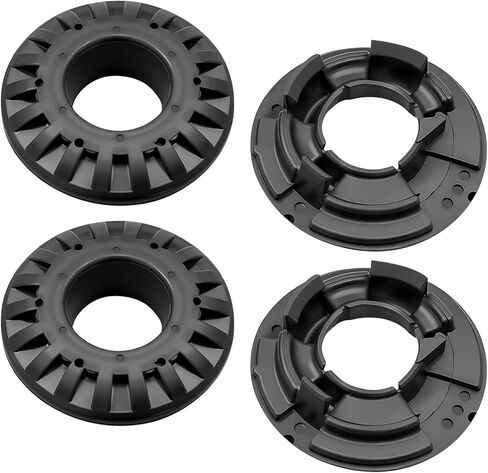 Rear Coil Spring Insulator Kit Fit for Jeep Grand Cherokee 1999 2000 2001 2002 2003 2004 Replace 52088346AB 52088402AB, 4Pcs in Kuwait