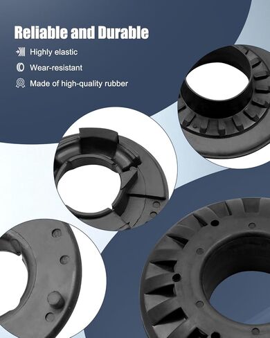 Rear Coil Spring Insulator Kit Fit for Jeep Grand Cherokee 1999 2000 2001 2002 2003 2004 Replace 52088346AB 52088402AB, 4Pcs in Kuwait