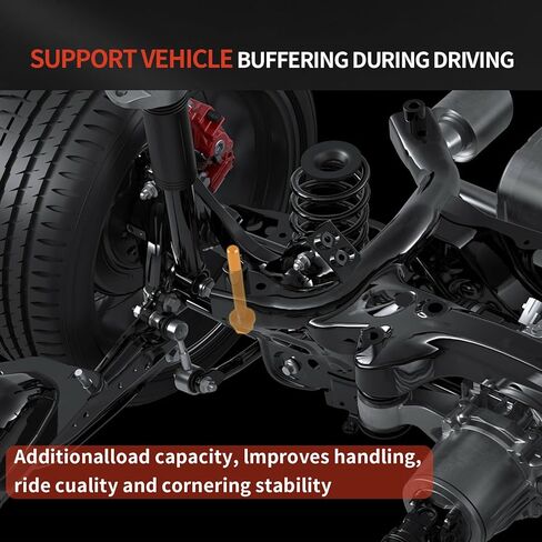 Rear Left & Right Suspension Coil Spring Set Compatible with RAV4 2001 2002 2003 2004 2005 2.0L 2.4L, Replace# 4823100000 4823142110 4823142130 81141 2PCS in Saudi Arabia