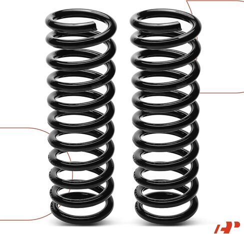 نوابض أمامية ممتازة A متوافقة مع Jeep Liberty 2002 2003 2004 2005 2006 2007، جانب السائق والراكب، عبوتان، استبدال # 52088629AA، 52088630AC in Kuwait