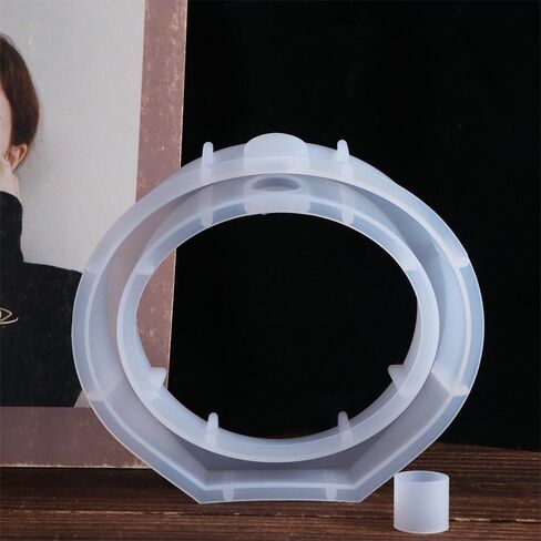 Vase Silicone Molds Square Creative Handmade Gypsum Cement Mould Funny Nordic Style Circular Arch Test Tube(Style 2) in Kuwait