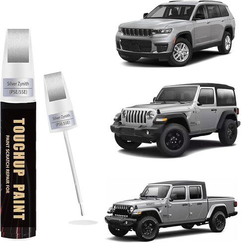 Bright White(PW7/GW7) Car Paint Touch Up Pen Compatible with JEEP, 2-In-1 Color Accurate Touch Up Car Scratch Repair Paint Match JEEP Series Automotive Scratch Remover for Nicks & Chips Repair in Kuwait