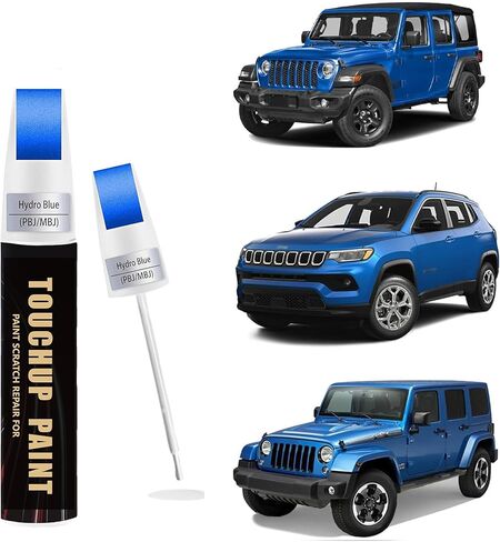 Bright White(PW7/GW7) Car Paint Touch Up Pen Compatible with JEEP, 2-In-1 Color Accurate Touch Up Car Scratch Repair Paint Match JEEP Series Automotive Scratch Remover for Nicks & Chips Repair in Kuwait