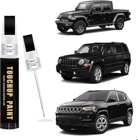 Bright White(PW7/GW7) Car Paint Touch Up Pen Compatible with JEEP, 2-In-1 Color Accurate Touch Up Car Scratch Repair Paint Match JEEP Series Automotive Scratch Remover for Nicks & Chips Repair in Kuwait
