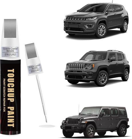 Bright White(PW7/GW7) Car Paint Touch Up Pen Compatible with JEEP, 2-In-1 Color Accurate Touch Up Car Scratch Repair Paint Match JEEP Series Automotive Scratch Remover for Nicks & Chips Repair in Kuwait