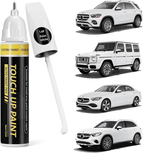(Polar White (149) Car Touch Up Paint for Mercedes-Benz,Car Paint Scratch Repair Kit,2 in 1 Premium Scratch Remover Pen with Exact Color-Matched in Saudi Arabia