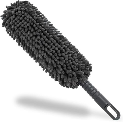 15.8" Car Duster Chenille,Car Accessories Duster Interior for Men,Washable Reusable Duster for Blind,Home,Car,Desk in Saudi Arabia