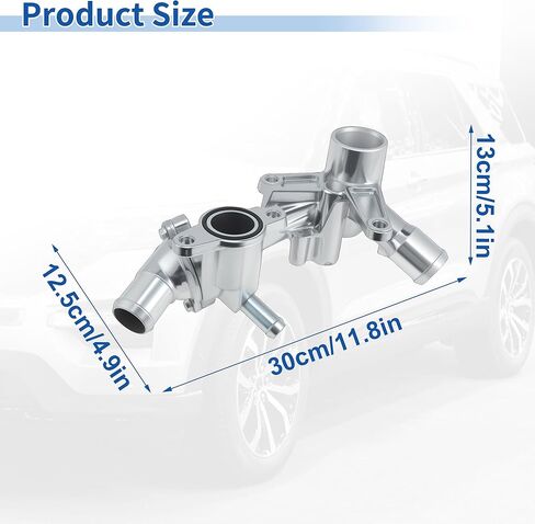 Upgraded Aluminum Alloy Engine Coolant Thermostat Housing Assembly for Ford Expedition Explorer F-150 Lobo for Mustang Transit for Lincoln Navigator Replace No.902-1089 in Kuwait
