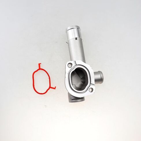 Car Aluminum Metal Thermostat Housing Cover Assembly Kit Engine Coolant Water Flange Pump Outlet Hose Connection fit for VW Amarok 2H 2.0D 03L121131M in Saudi Arabia