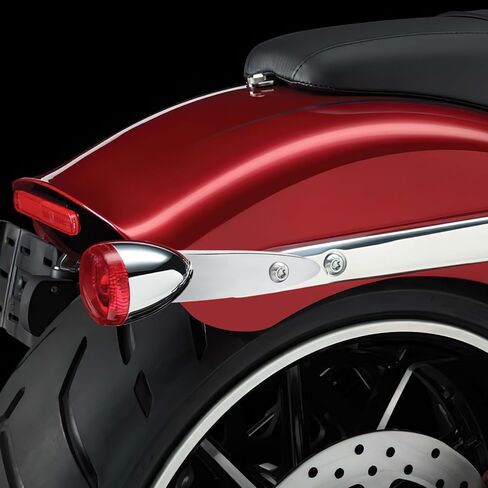 XMT-MOTO Turn Signals Extension License Plate Kit Fit For Harley Softail Fat Boy 2000-Up Chrome in Kuwait