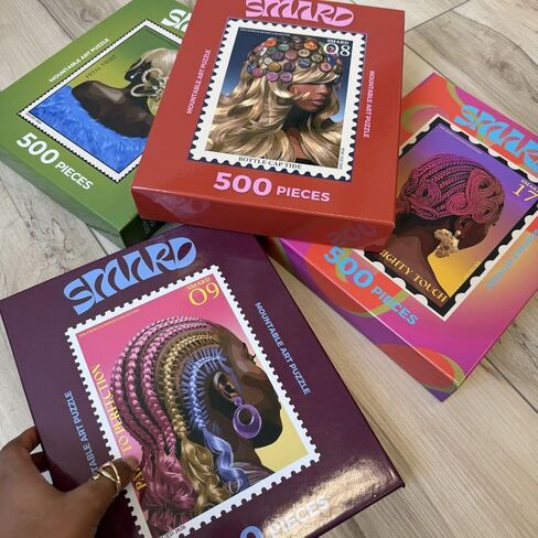 Smard Art 1000 Piece Puzzle for Adults, Jigsaw Puzzle Fashion and Basketball Theme, Fun Puzzles for Adults, Puzzles for Adults 1000 Pieces 18x24 Family Puzzle in Saudi Arabia