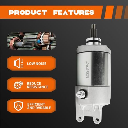 Starter Motor for Honda FourTrax 300 & TRX300/TRX300FW ATV 1988-2000 - Replaces OEM 31200-HC4-023 31200-HC4-033 & 18337 - Fits TRX250 1987 & ATC250 SX/ES Big Red Jnuksuo in Saudi Arabia