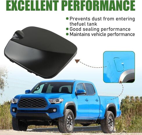 77305-04080 Fuel Tank Filler Door Cover Gas Fuel Tank Cap Replacement for Toyota Tacoma 2016-2023 5 FT Bed 77305-04906 in Saudi Arabia