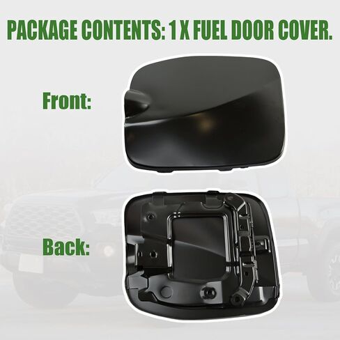 77305-04080 Fuel Tank Filler Door Cover Gas Fuel Tank Cap Replacement for Toyota Tacoma 2016-2023 5 FT Bed 77305-04906 in Saudi Arabia
