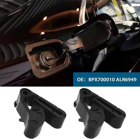 ECSiNG 2 قطعة مزلاج رفرف الوقود الاحتفاظ بمشبك بديل BPX700010 ALR6949 متوافق مع Land Rover Discovery 2 مزلاج باب الوقود أسود in Kuwait