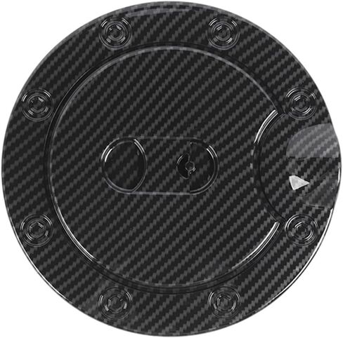 Fuel Filler Gas Door Cover Fit for Dodge Ram 2002-2008 Fuel Filler Gas Cap Tank Cover Trim, Black in Kuwait