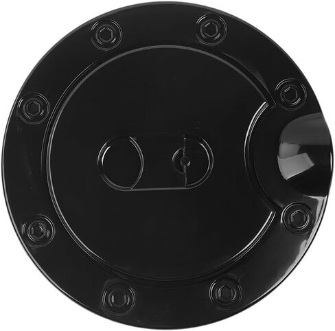 Fuel Filler Gas Door Cover Fit for Dodge Ram 2002-2008 Fuel Filler Gas Cap Tank Cover Trim, Black in Kuwait