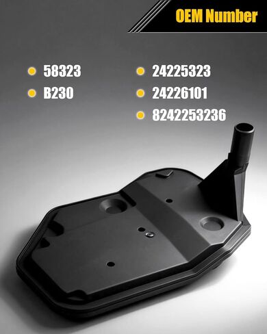 Automatic Transmission Fluid Filter Kit for Chevrolet Colorado 2004-2012,GMC Canyon 2004-2012(4WD), Hummer H3 2006-2010, H3T 2009 V8 5.3L, H3T 2010, Isuzu i-350 2006, i-370 2007-2008 (4WD) in Kuwait