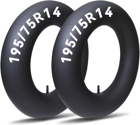 2 Pack 195/75R14 Inner Tube 205/70R14 Tire Tubes with Short Straight Valve Stem in Saudi Arabia