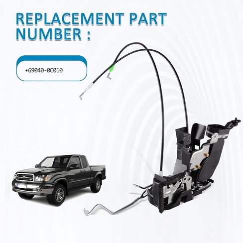 Front Left Driver Side Door Lock Actuator Assembly Compatible for 2000-2006 Toyota Tundra Door Latch Actuator, Replace# 69040-0C010 in Saudi Arabia