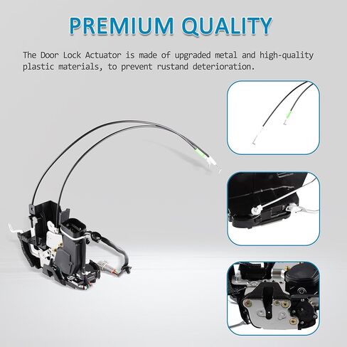 Front Left Driver Side Door Lock Actuator Assembly Compatible for 2000-2006 Toyota Tundra Door Latch Actuator, Replace# 69040-0C010 in Saudi Arabia