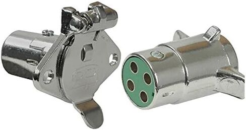 Pollak 11-408 RV Trailer مقطورة مقطورة الأسلاك موصل 4-Way in Kuwait