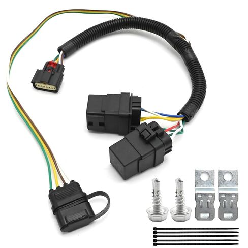 Saihisday 56429 4-Pin Trailer Wiring Harness,Trailer Wiring Harness Kit Replacement for Chevrolet Equinox 2018-2024 Replacement for GMC Terrain 2018-2024, Replaces 56429 in Kuwait