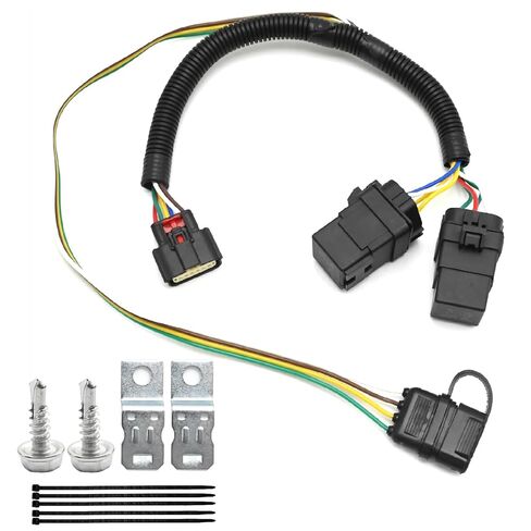 Saihisday 56429 4-Pin Trailer Wiring Harness,Trailer Wiring Harness Kit Replacement for Chevrolet Equinox 2018-2024 Replacement for GMC Terrain 2018-2024, Replaces 56429 in Kuwait