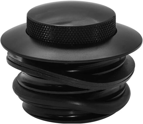 Moto Fuel Tank Decorative Oil Cap Compatible With Sportsters 1982-2020 1200 883 Touring Road King Softail Dyna(Black) in Saudi Arabia