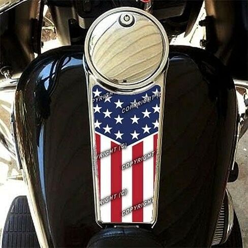 Custom Gas Tank Dash Console Decal for 87-07 for Harley Touring - USA American Flag Style 333-5511 in Saudi Arabia