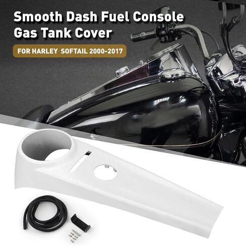 وحدة تحكم FSFY Smooth Dash، غطاء خزان الغاز، وحدة تحكم سلسة لـ Harley for Softail 2000-2017 أبيض in Kuwait
