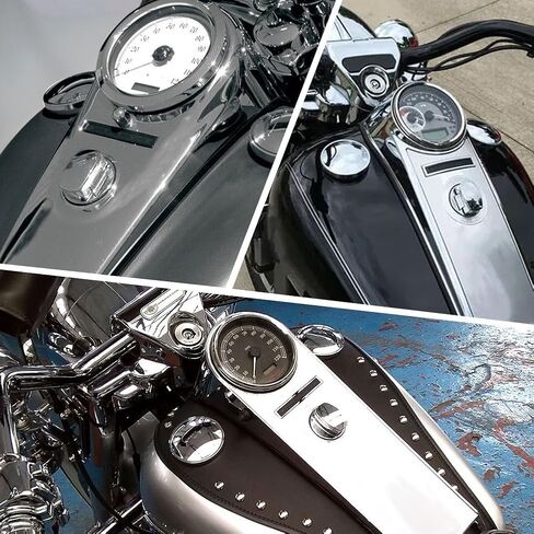 وحدة تحكم FSFY Smooth Dash، غطاء خزان الغاز، وحدة تحكم سلسة لـ Harley for Softail 2000-2017 أبيض in Kuwait