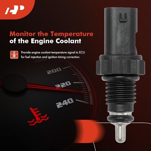 A-Premium Engine Coolant Temperature Sensor [1 Pin] Compatible with Audi R8, RS6 2010 in Kuwait