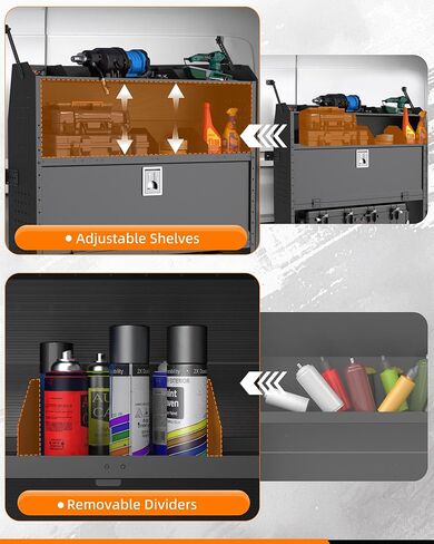 MELIPRON Cargo Van Shelves with Lockable Door Kits Fit for Transit, Promaster, Chevy Express, Sprinter Mid/High Roof, Adjustable Heavy‑Duty Steel Van Shelving with Hooks, 52''W x 60''H x 13''D in Kuwait