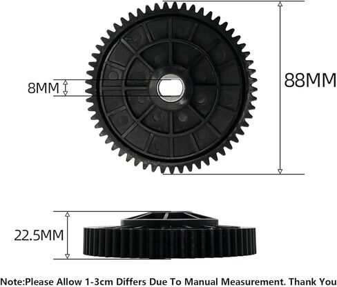 Plastic Spur Gear 57 Tooth for 1/5 HPI ROFUN ROVAN King Motor Baja 5B 5T 5SC Buggy Truck Rc Car Parts in Saudi Arabia