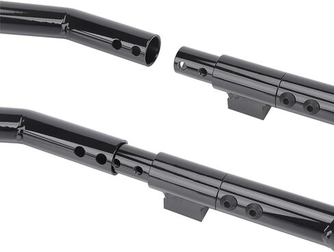 Motorcycle Highway Bar Engine Guard Crash Bar for Harley Davidson Dyna Street Bob/Low Rider/Wide Glide/Fat Bob/Super Glide Custom/Switchback 2006-2017 (Black) in Saudi Arabia