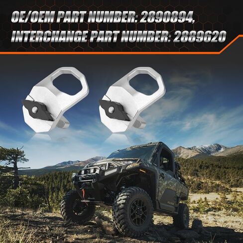 مجموعة الأغلال على شكل حرف D من Polaris Max (عبوة من قطعتين)، تحل محل 2889620 و2890894 المتوافقة مع 2024-2025 Ranger/Xpedition in Kuwait