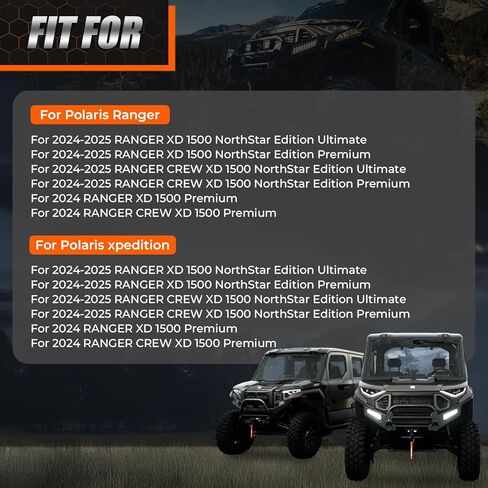 مجموعة الأغلال على شكل حرف D من Polaris Max (عبوة من قطعتين)، تحل محل 2889620 و2890894 المتوافقة مع 2024-2025 Ranger/Xpedition in Kuwait