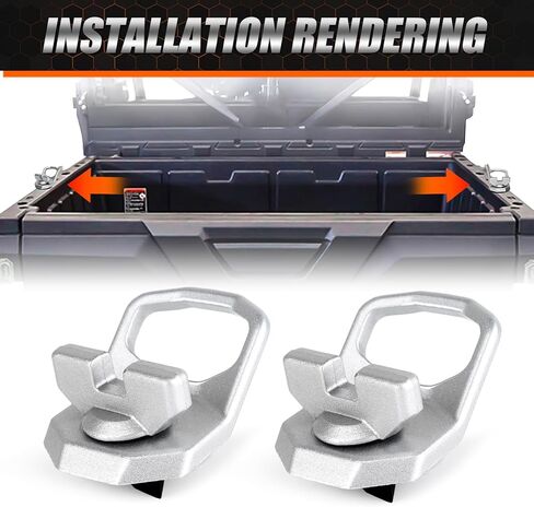 مجموعة الأغلال على شكل حرف D من Polaris Max (عبوة من قطعتين)، تحل محل 2889620 و2890894 المتوافقة مع 2024-2025 Ranger/Xpedition in Kuwait