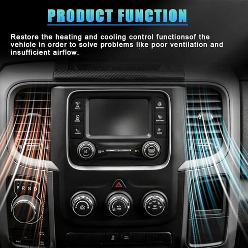 68268190AA Climate Control Module, Replacement for Dodge Ram 1500 3500 2013-2018 & Ram 1500 Classic 2019-2024, AC Heater HVAC Control Panel - Replaces 68186217AD, 68236776AB, 68239170AA in Saudi Arabia