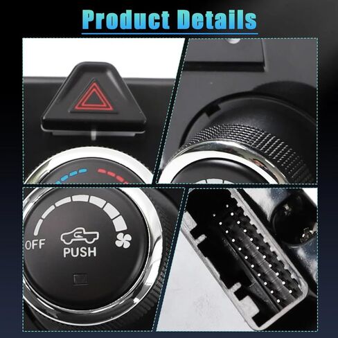 68268190AA Climate Control Module, Replacement for Dodge Ram 1500 3500 2013-2018 & Ram 1500 Classic 2019-2024, AC Heater HVAC Control Panel - Replaces 68186217AD, 68236776AB, 68239170AA in Saudi Arabia