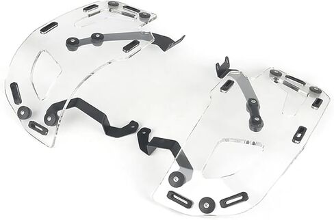 Motorcycle Side Box Bracket Luggage Rack Fit for BMW K1600 Grand America K1600GA Bagger 2017- (Smoke Grey) in Saudi Arabia