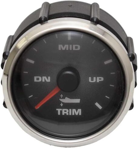 Faria Boat Trim Gauge GE0174B | BRP Evinrude Johnson 2 Inch Black in Kuwait